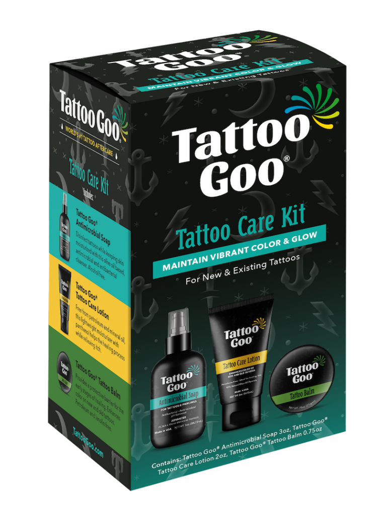 Rendering of Tattoo Goo tattoo care kit
